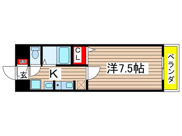 美佳ハイツの物件間取画像